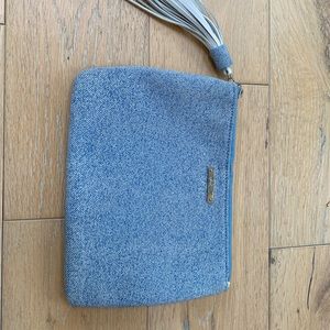 GiGi New York Calfskin Denim Clutch